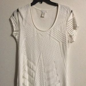 Cache white long dress